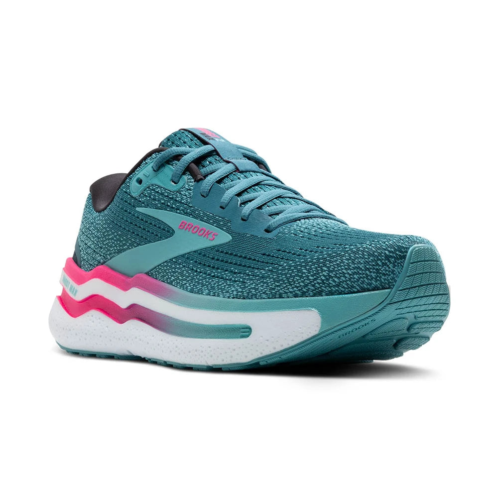 Brooks Ghost Max 2 Dame - Storm Blue/Knockout Pink/Aqua - Endurance Sport