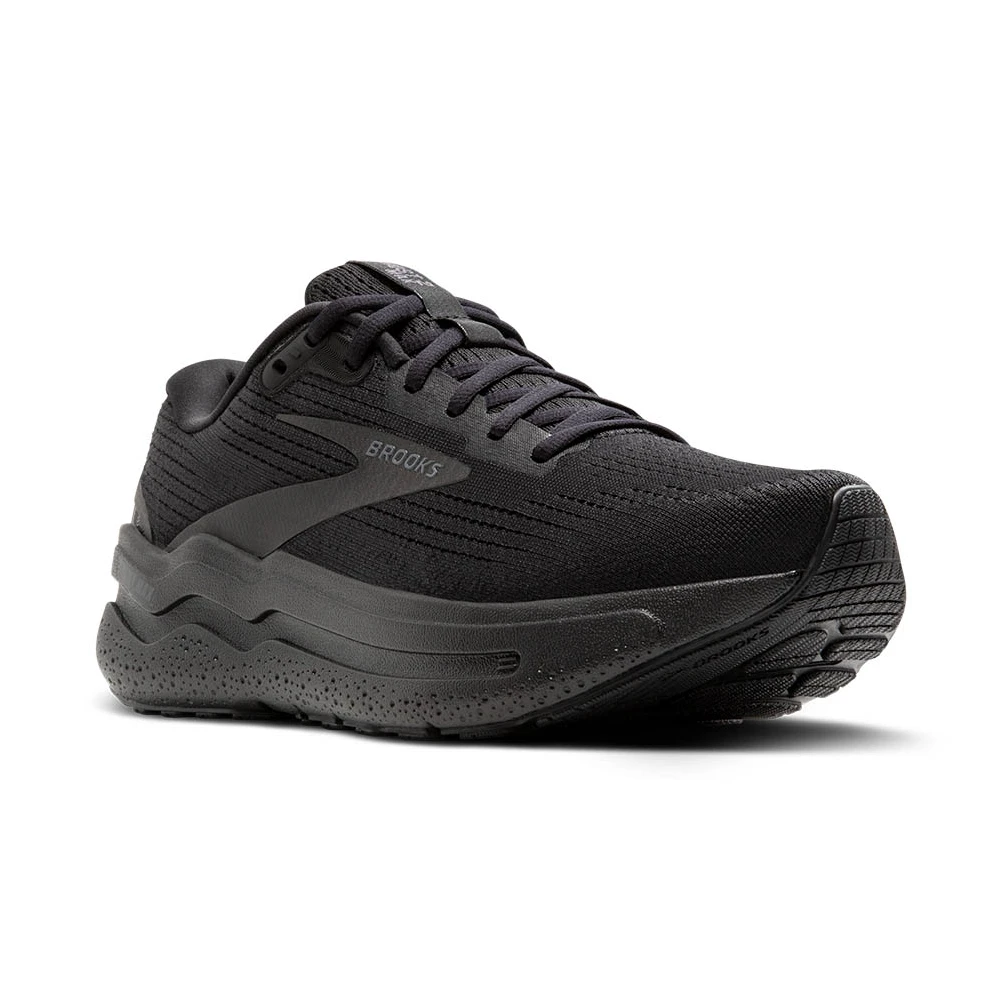 Brooks Ghost Max 2 Herre - Black/Black/Ebony set fra fronten