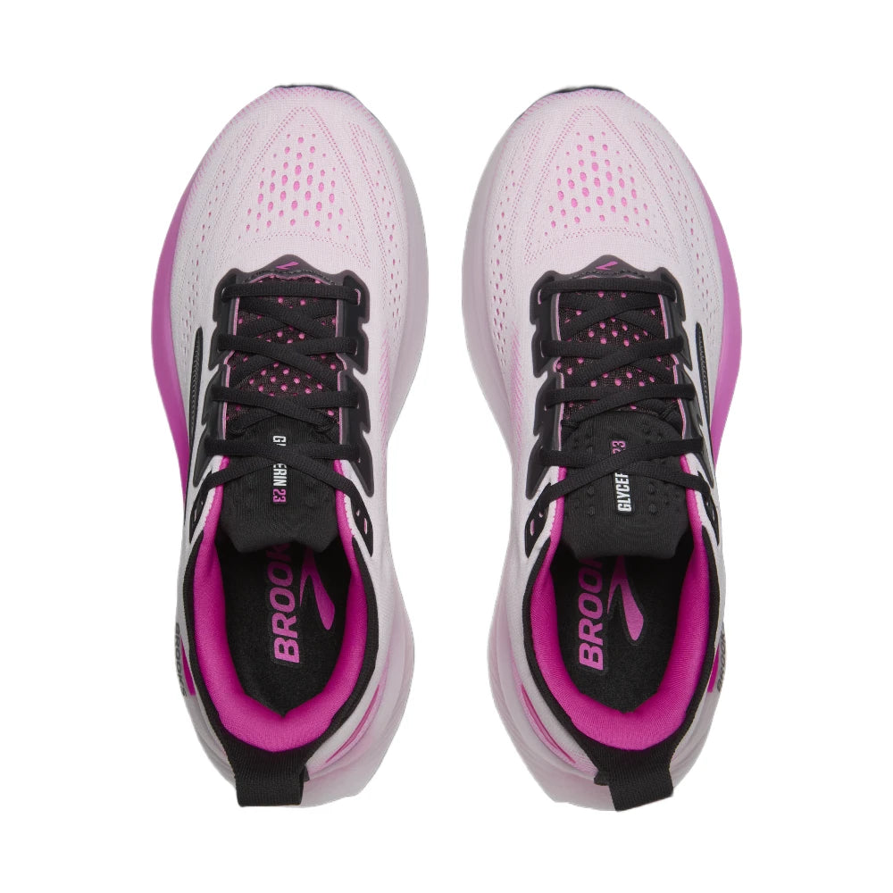Brooks Glycerin 23 Dame - White/Phantom/Cyber Pink - Endurance Sport