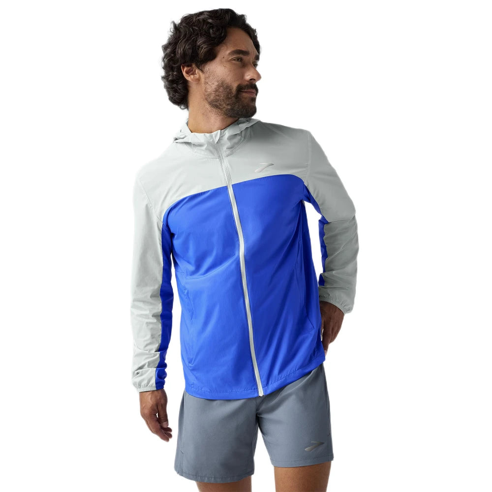 Brooks Canopy Packable Jacket - Neo Blue/Smoke - Endurance Sport