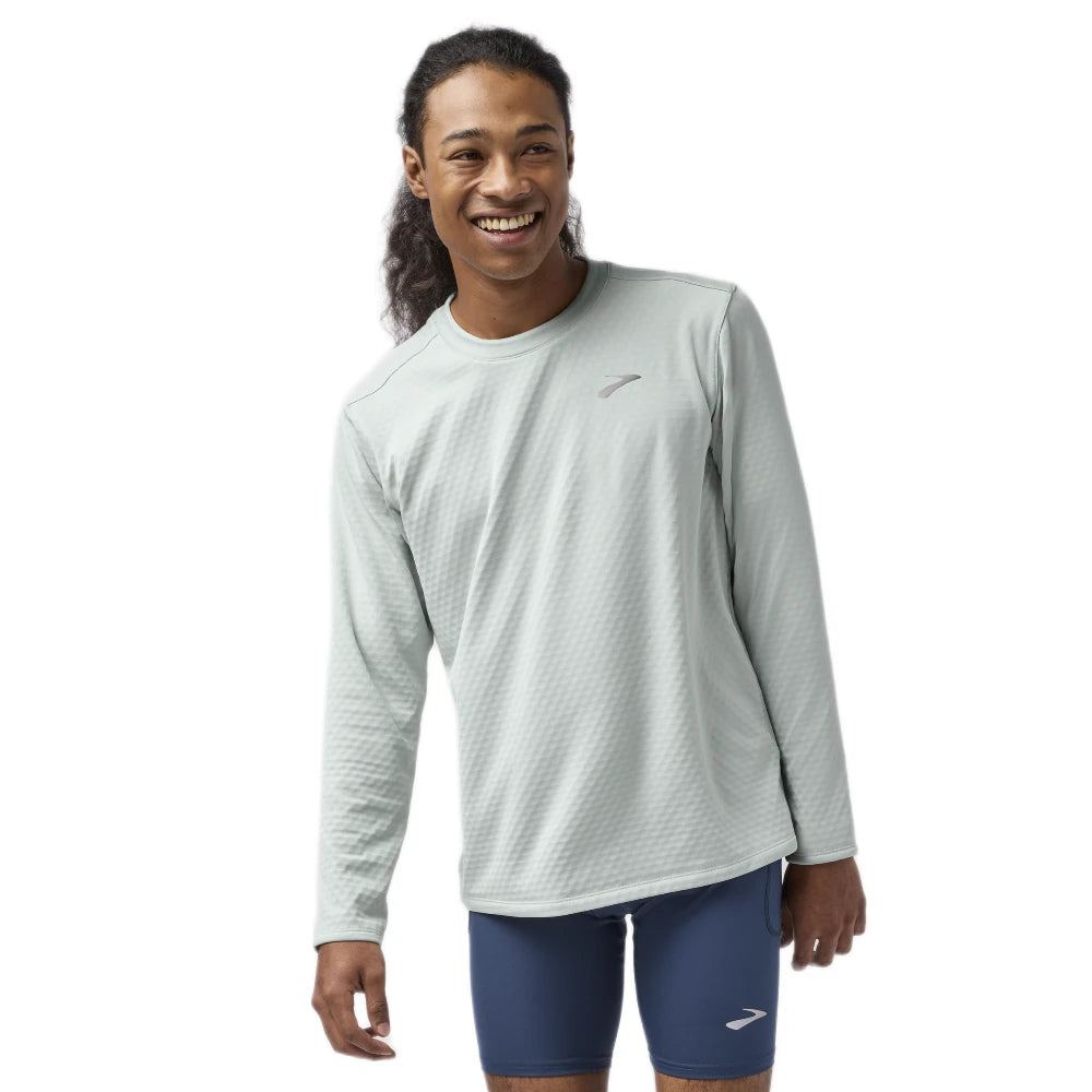 Brooks Notch Thermal LS 3.0 - Smoke - Endurance Sport