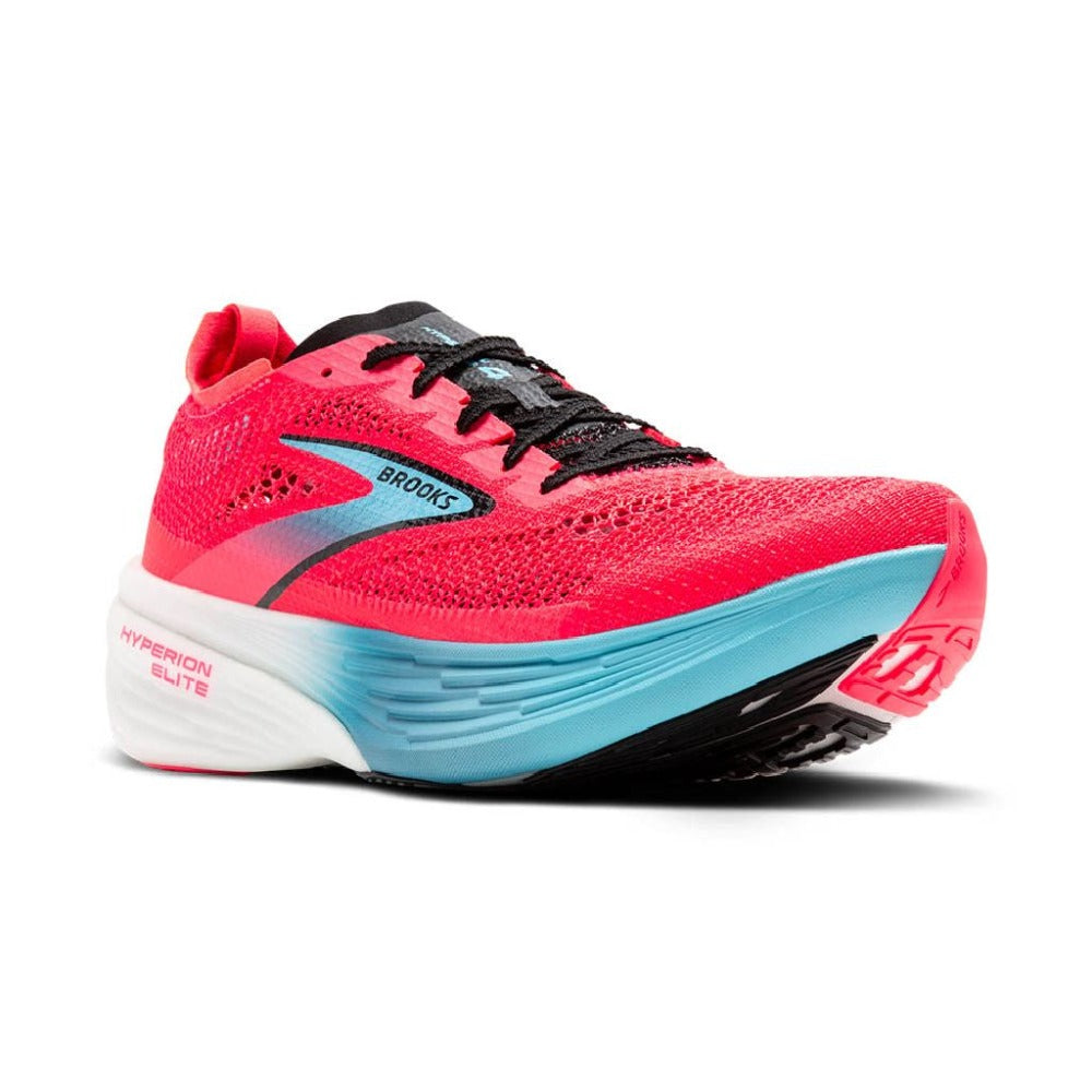 Brooks Hyperion Elite 4 - Diva Pink/Crystal Seas/Black set fra fronten