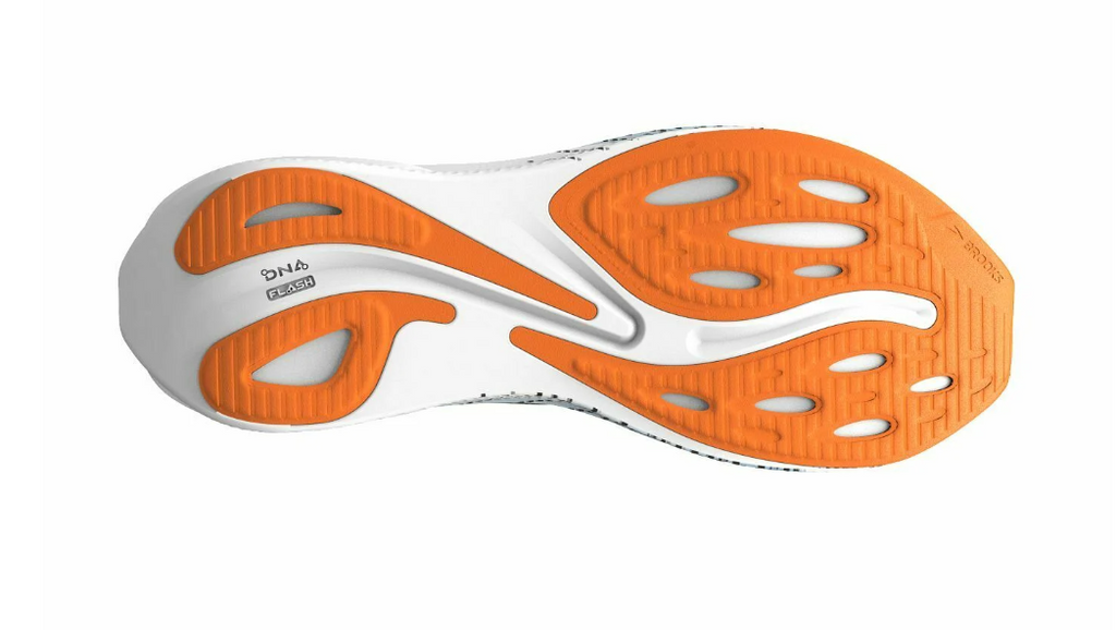 Brooks Hyperion Max Herre - Black/Grey/Orange Clown Fish set fra bunden