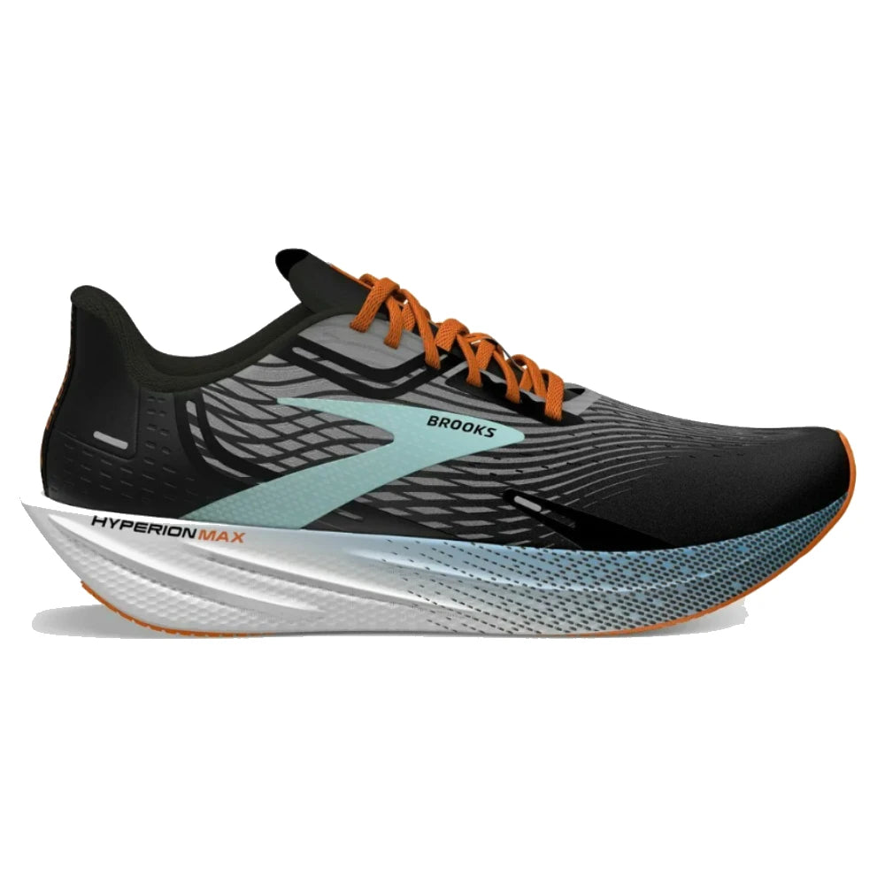 Brooks Hyperion Max Herre - Black/Grey/Orange Clown Fish set fra siden