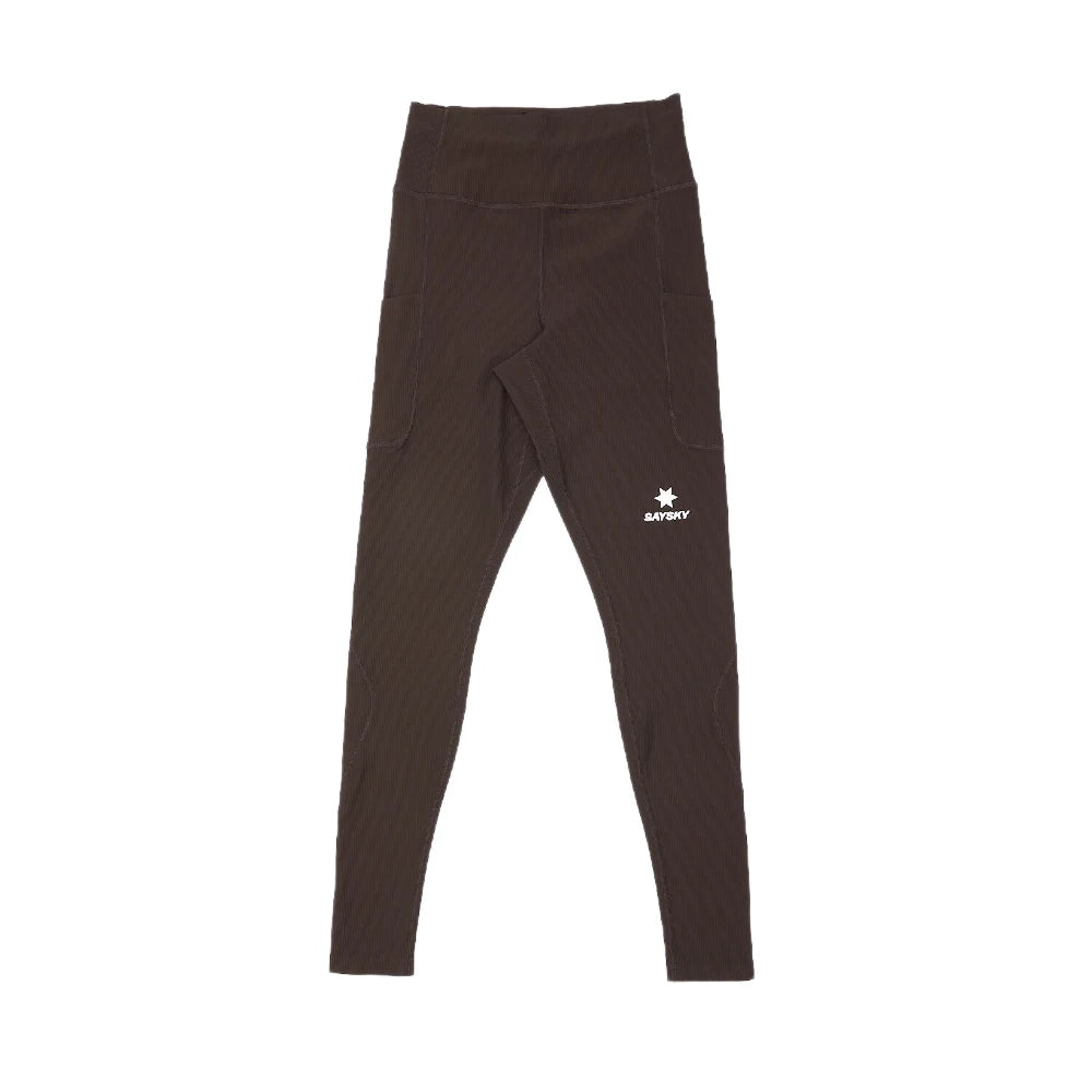 SAYSKY W Combat+ Rib Long Tights - Coffee - Endurance Sport