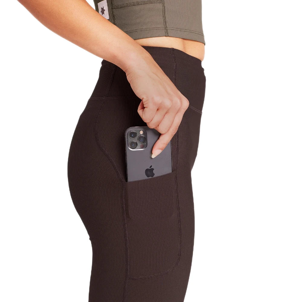 SAYSKY W Combat+ Rib Long Tights - Coffee - Endurance Sport