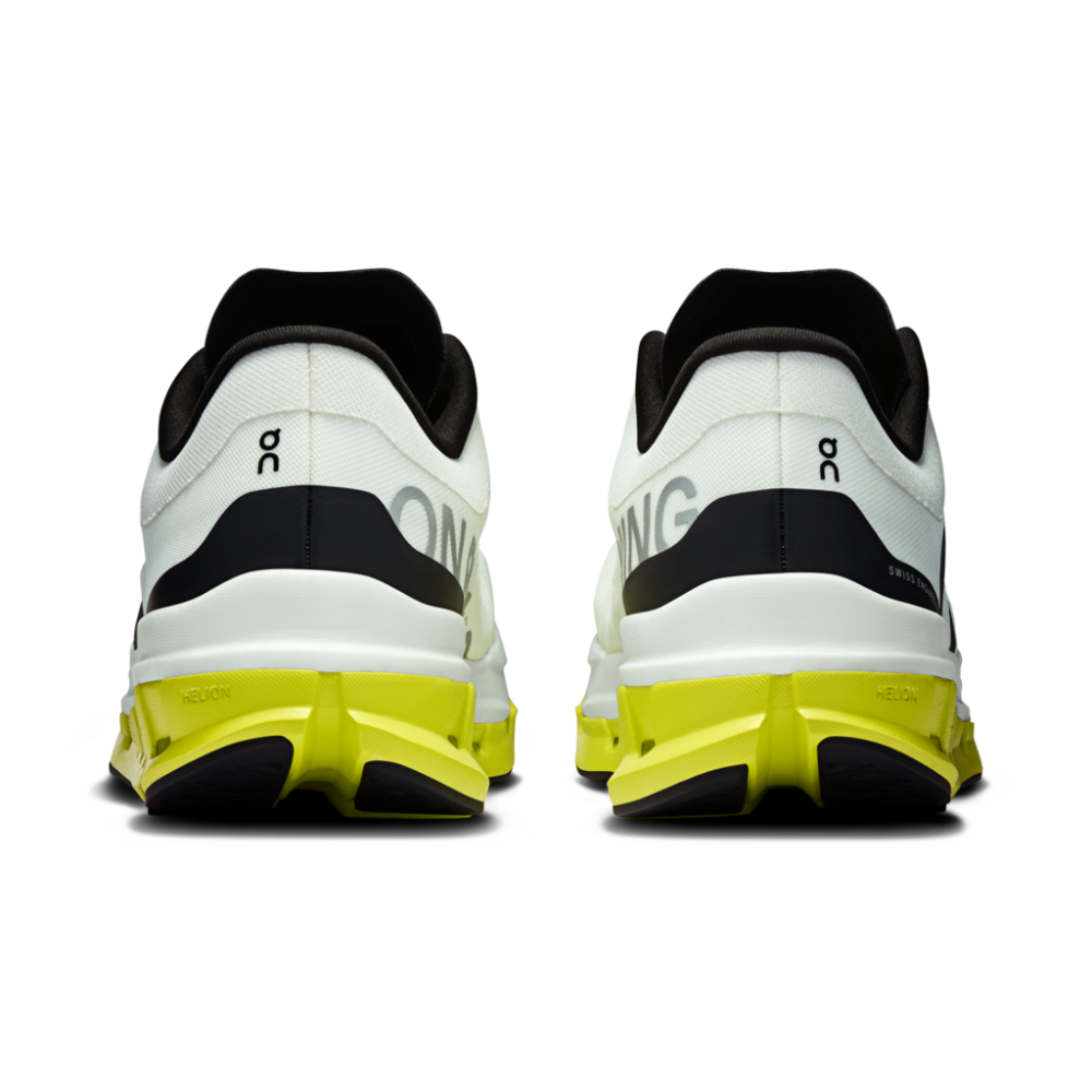 On Cloudflow 5 Dame -  White / Lime - Endurance Sport