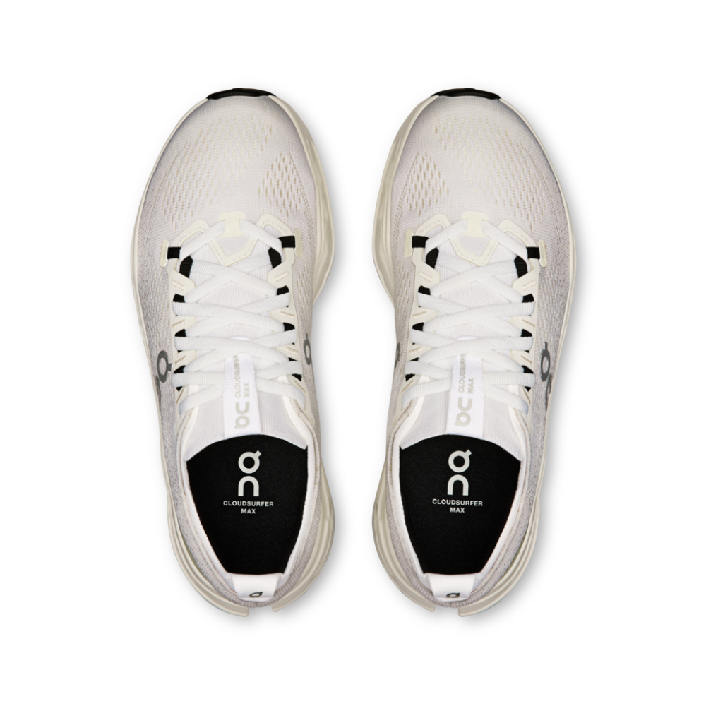 On Cloudsurfer Max Dame - White/White - Endurance Sport