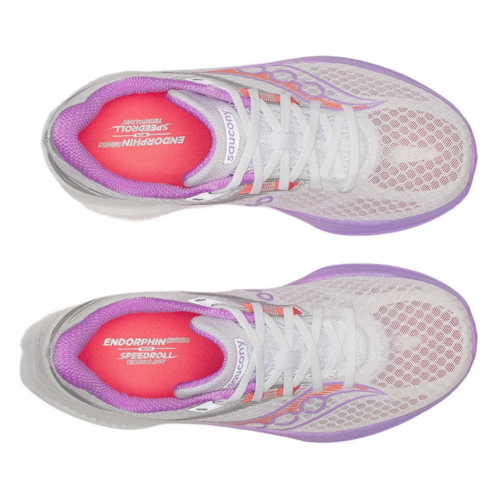 Saucony Endorphin Speed 5 Dame - White/Crocus - Endurance Sport