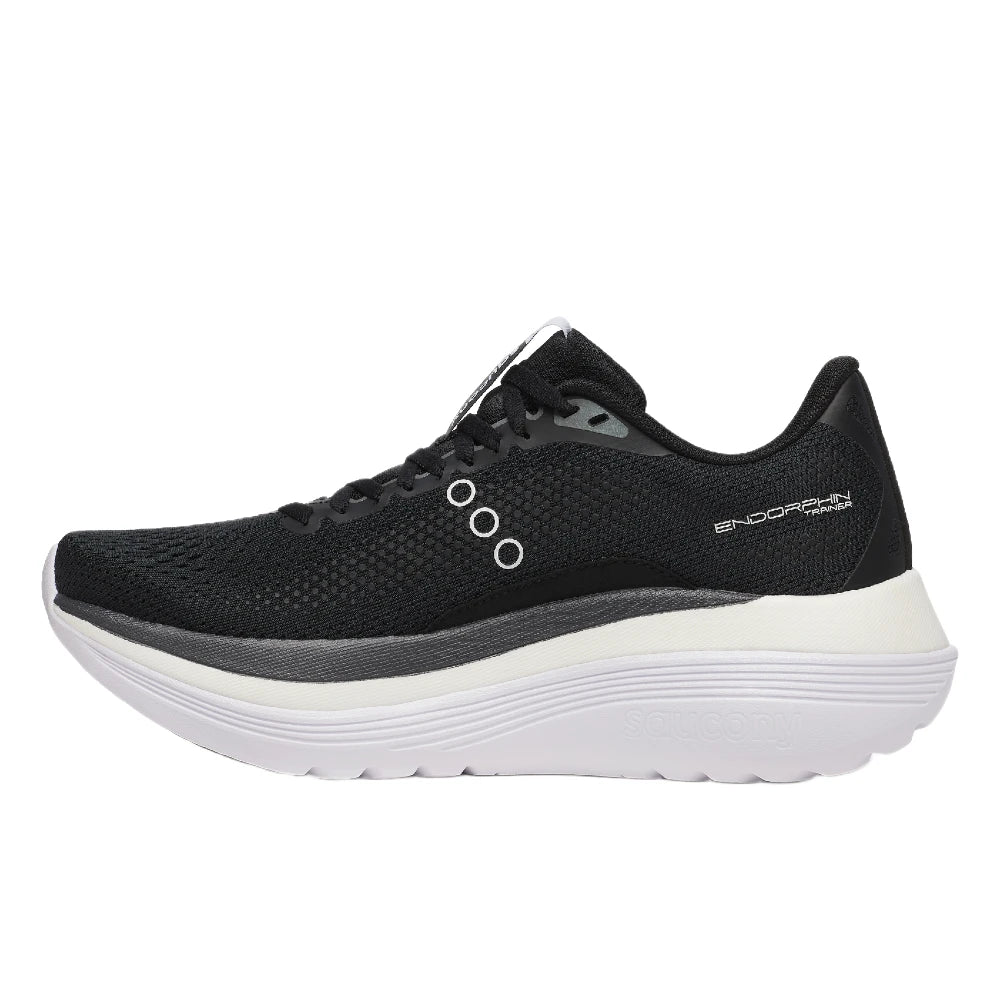 Saucony Endorphin Trainer Herre - Black/White - Endurance Sport