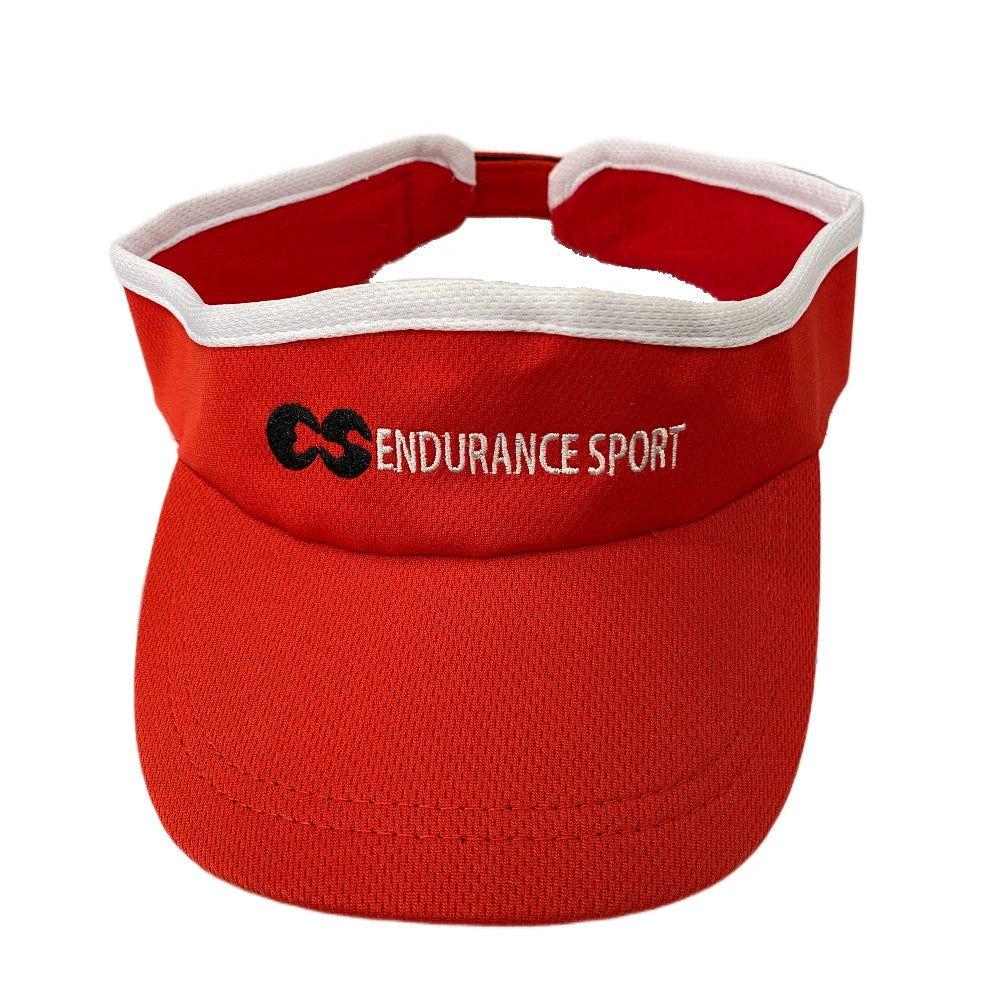 Endurance Sport Retro Visor - Red - Endurance Sport