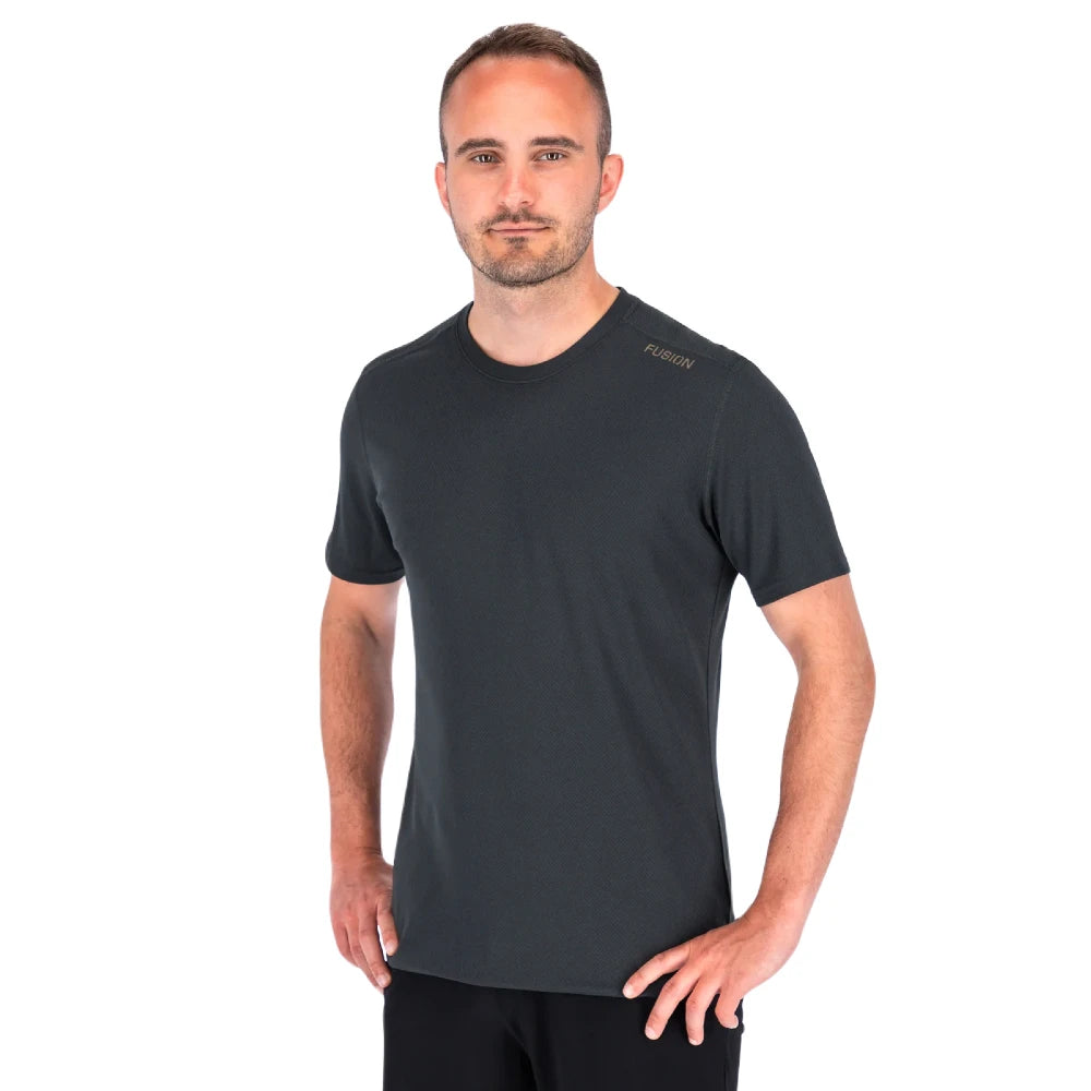 Fusion Mens Nova T-Shirt - Grey - Endurance Sport