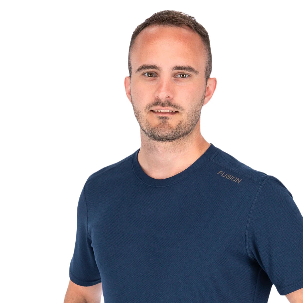 Fusion Mens Nova T-Shirt - Night Blue - Endurance Sport