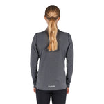 FUSION Wms C3 Zip Neck - Dark Grey - Endurance Sport