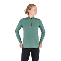 FUSION Wms C3 Zip Neck - Green