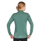 FUSION Wms C3 Zip Neck - Green - Endurance Sport