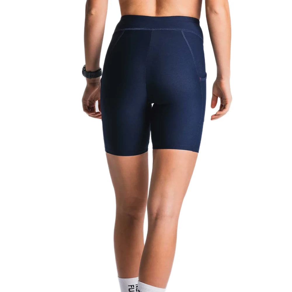 Fusion Womens Short Training Tights - Night Blue - Endurance Sport