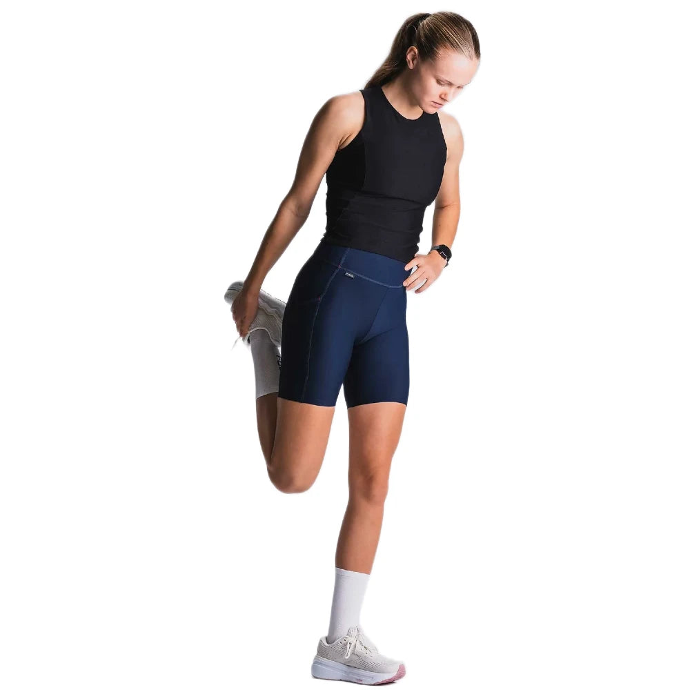 Fusion Womens Short Training Tights - Night Blue - Endurance Sport