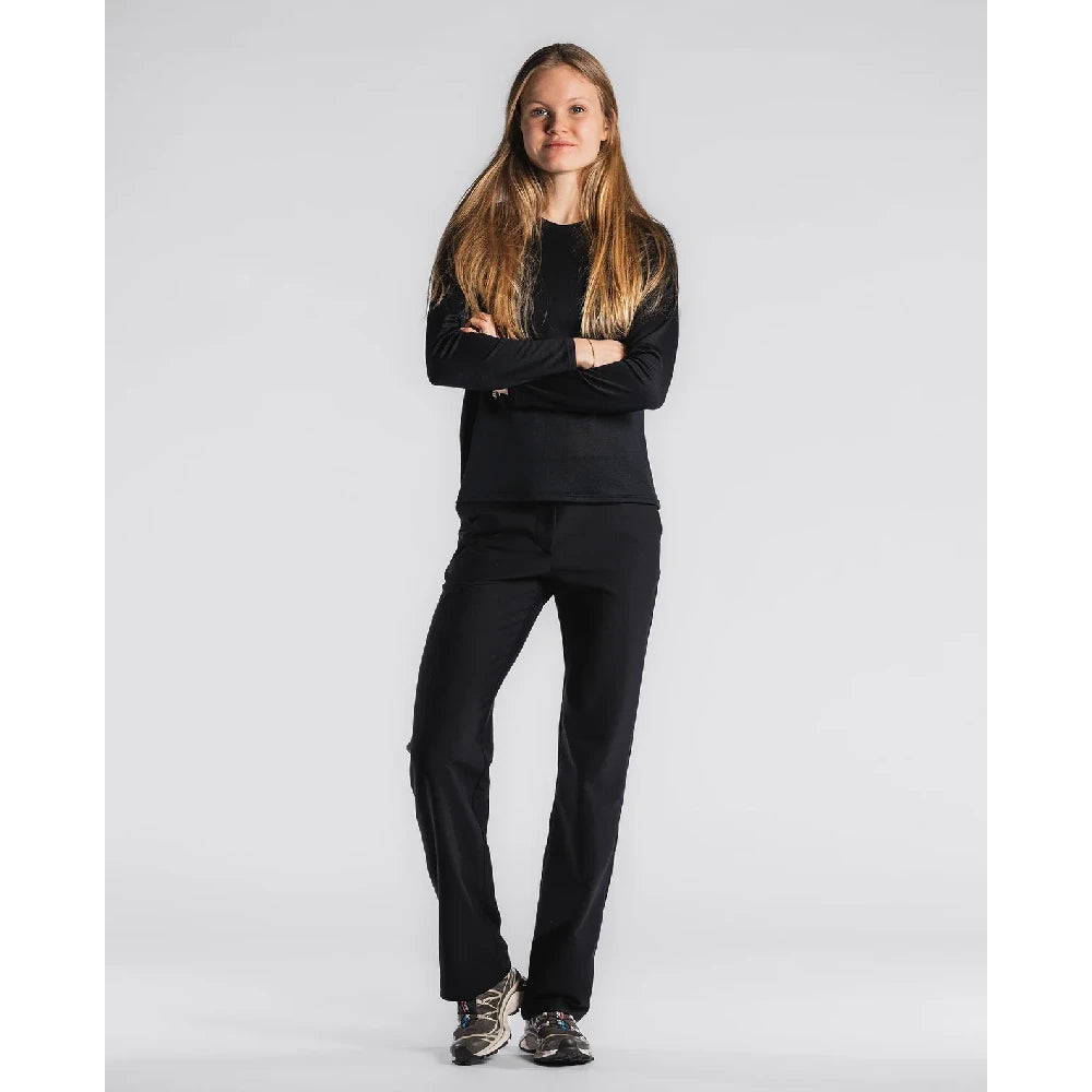 FUSION Wms Technical Merino 150 LS - Black - Endurance Sport
