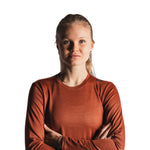 FUSION Wms Technical Merino 150 LS - Rust - Endurance Sport