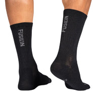Fusion Cycling Sock Merino - Black