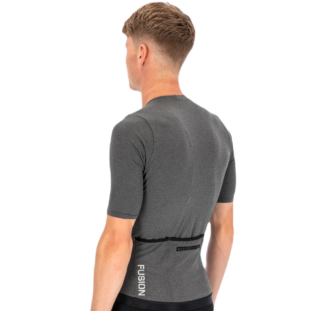 Fusion Cycling Training Jersey - Grey - Endurance Sport