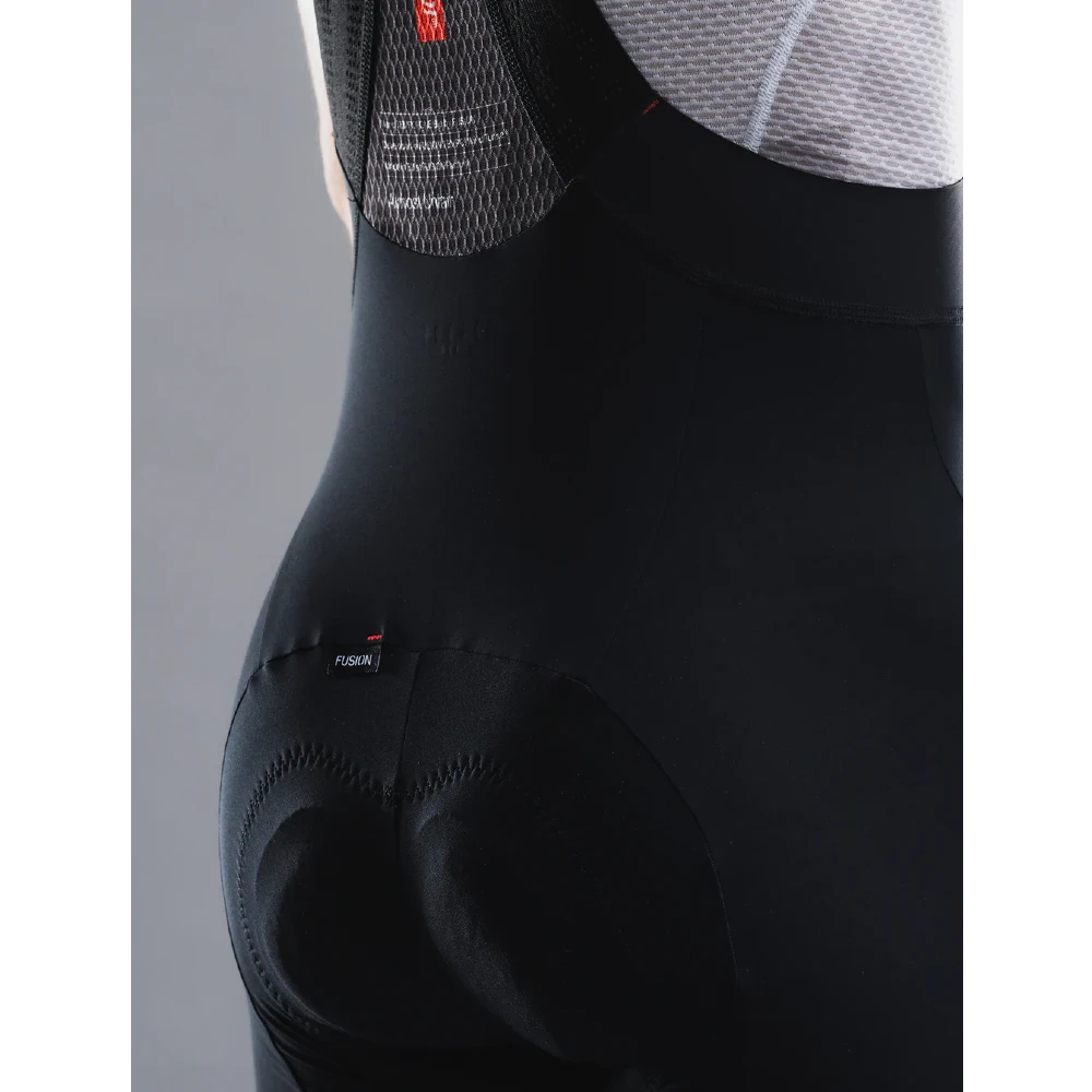 Fusion Mens TEMPO! ONE Bib Shorts - Black - Endurance Sport