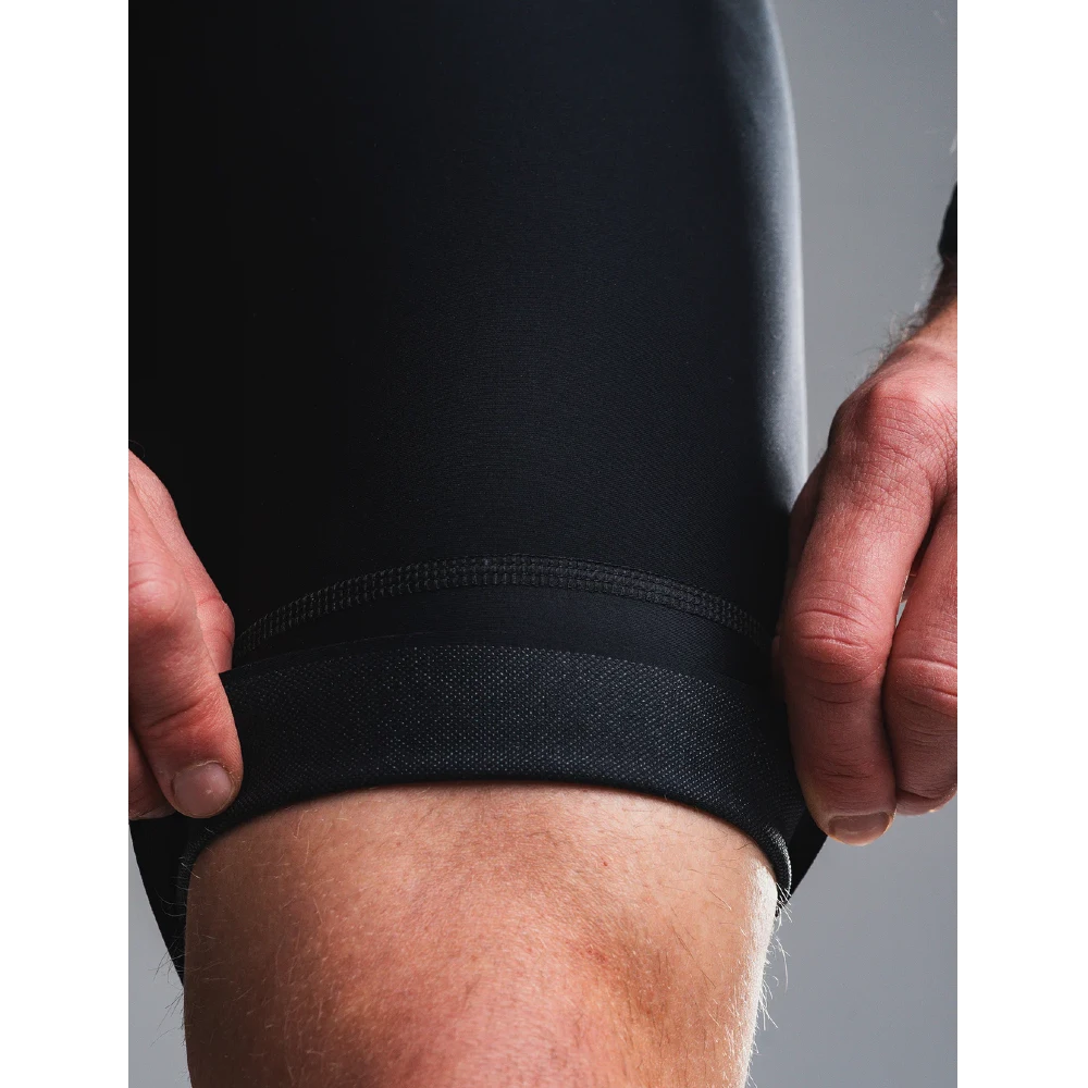 Fusion Mens TEMPO! ONE Bib Shorts - Black - Endurance Sport
