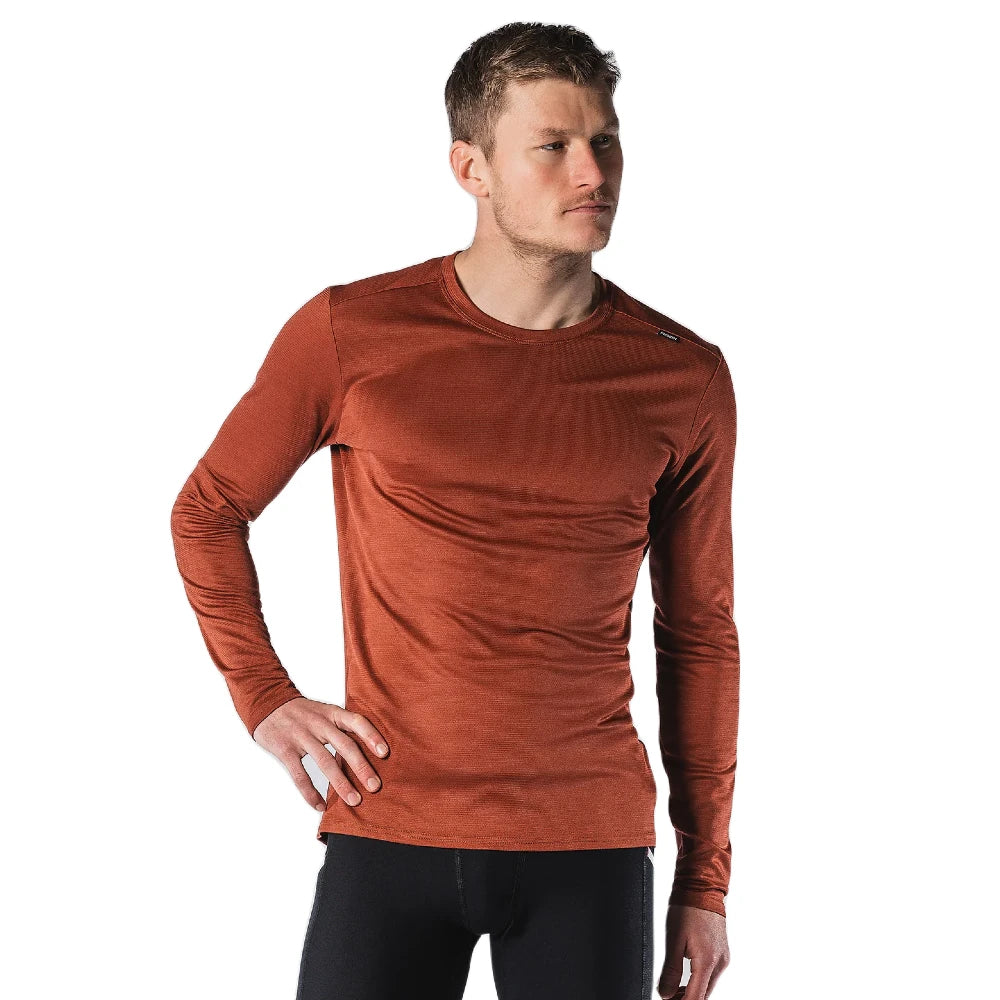 Fusion Mens Technical Merino 150 LS - Rust - Endurance Sport