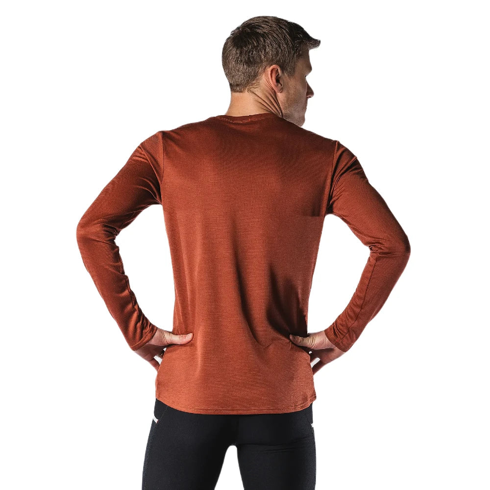 Fusion Mens Technical Merino 150 LS - Rust - Endurance Sport