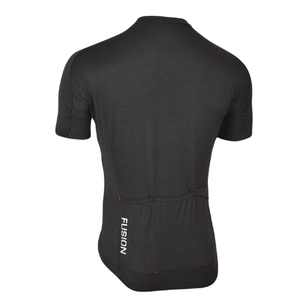 Fusion C3 Cycling Jersey - Black set bagfra
