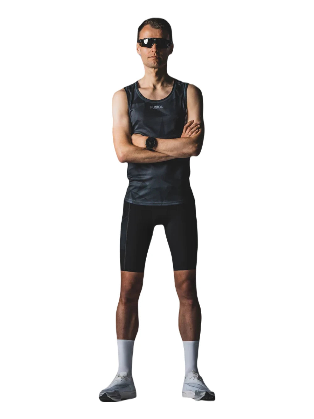 Fusion TEMPO! Run Tights - Black - Endurance Sport