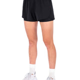 Fusion Womens Run Short - Black set fra fronten