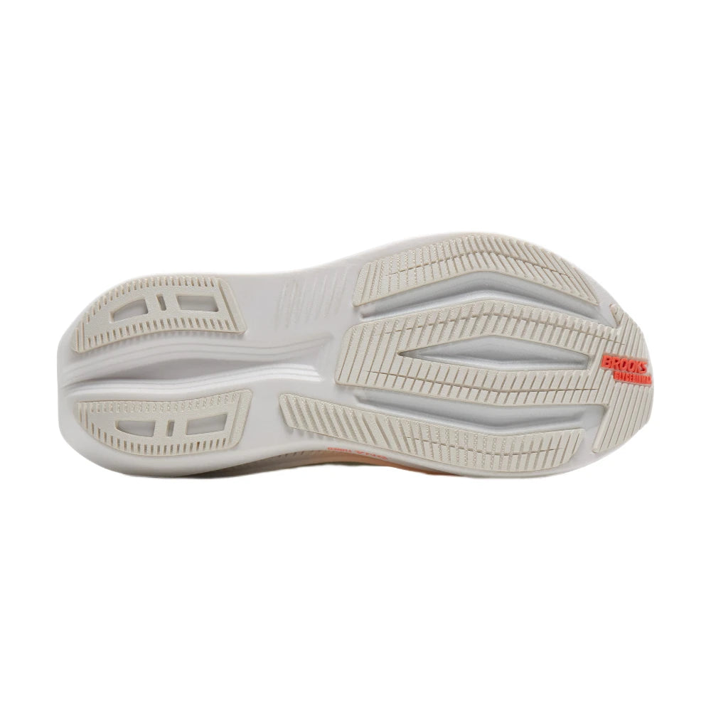 Brooks Glycerin Max 2 Dame - White/Coral/Peach - Endurance Sport