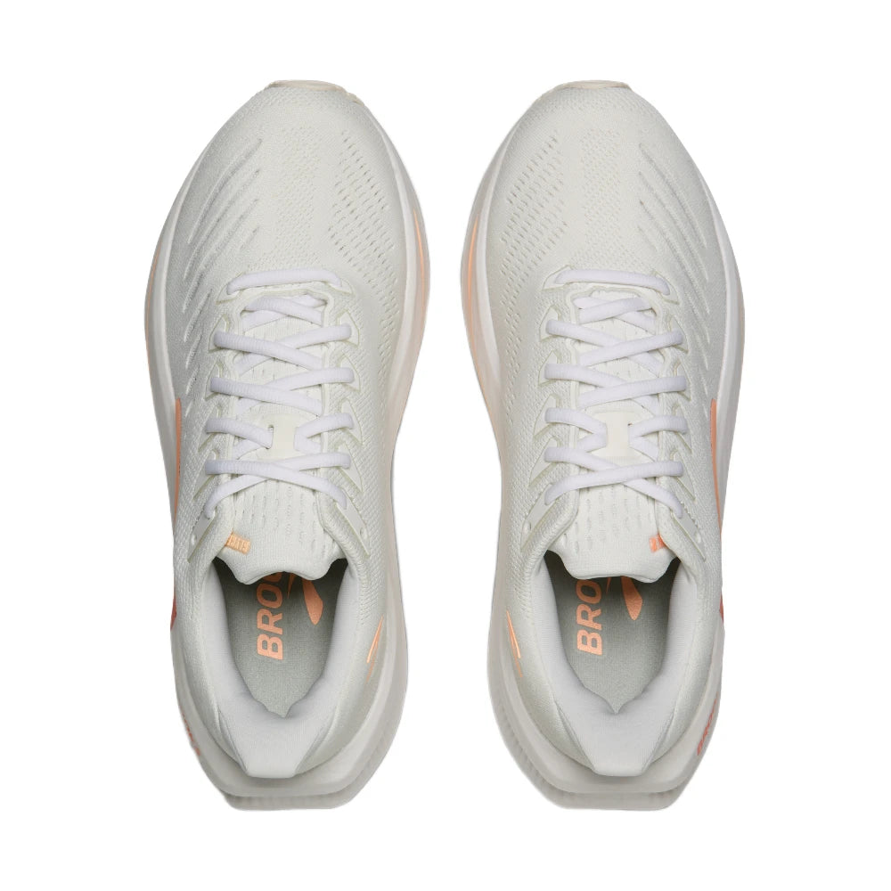 Brooks Glycerin Max 2 Dame - White/Coral/Peach - Endurance Sport