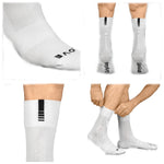 GripGrab Lightweight SL Sock - Hvid set fra forskellige vinkler