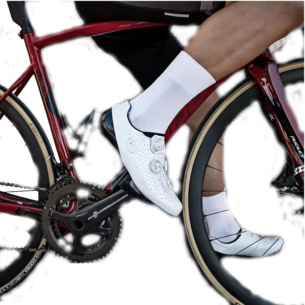 GripGrab Lightweight SL Sock - Hvid set fra siden