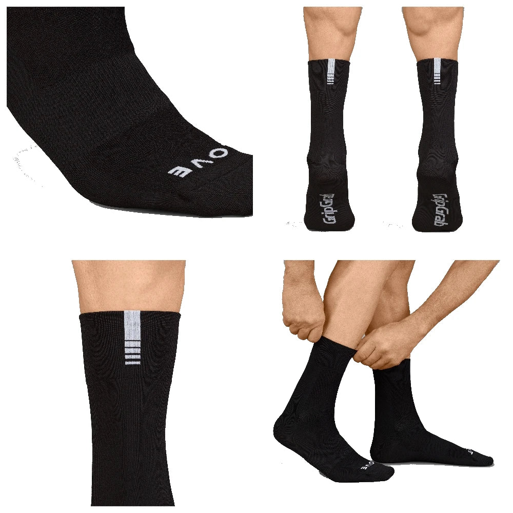 GripGrab Lightweight SL Sock - Sort set fra alle vinkler