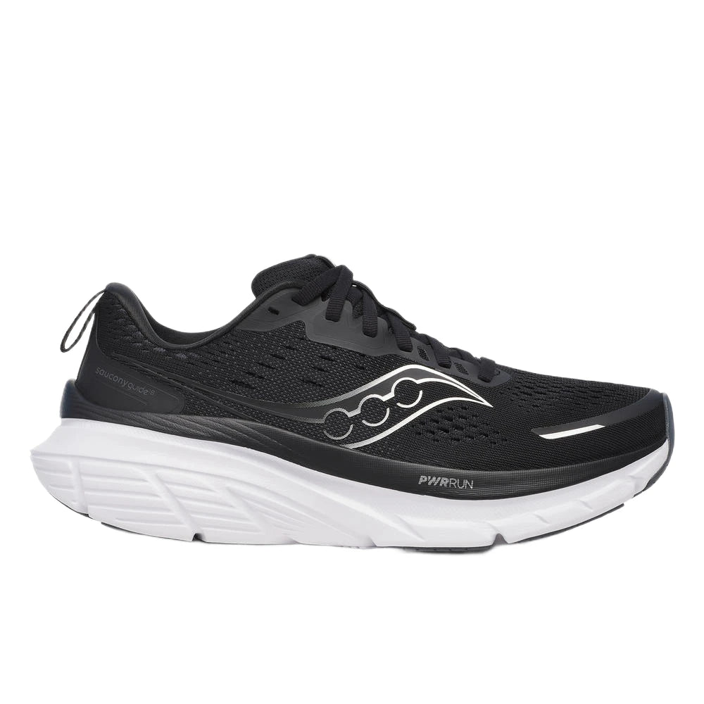 Saucony Guide 18 dame - Black/White - Endurance Sport