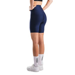 FUSION Womens High Rise Short Tights - Night Blue - Endurance Sport