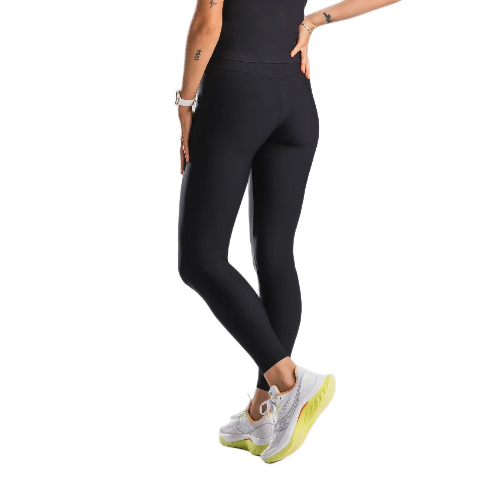 Fusion Womens High Rise Tights - Black - Endurance Sport