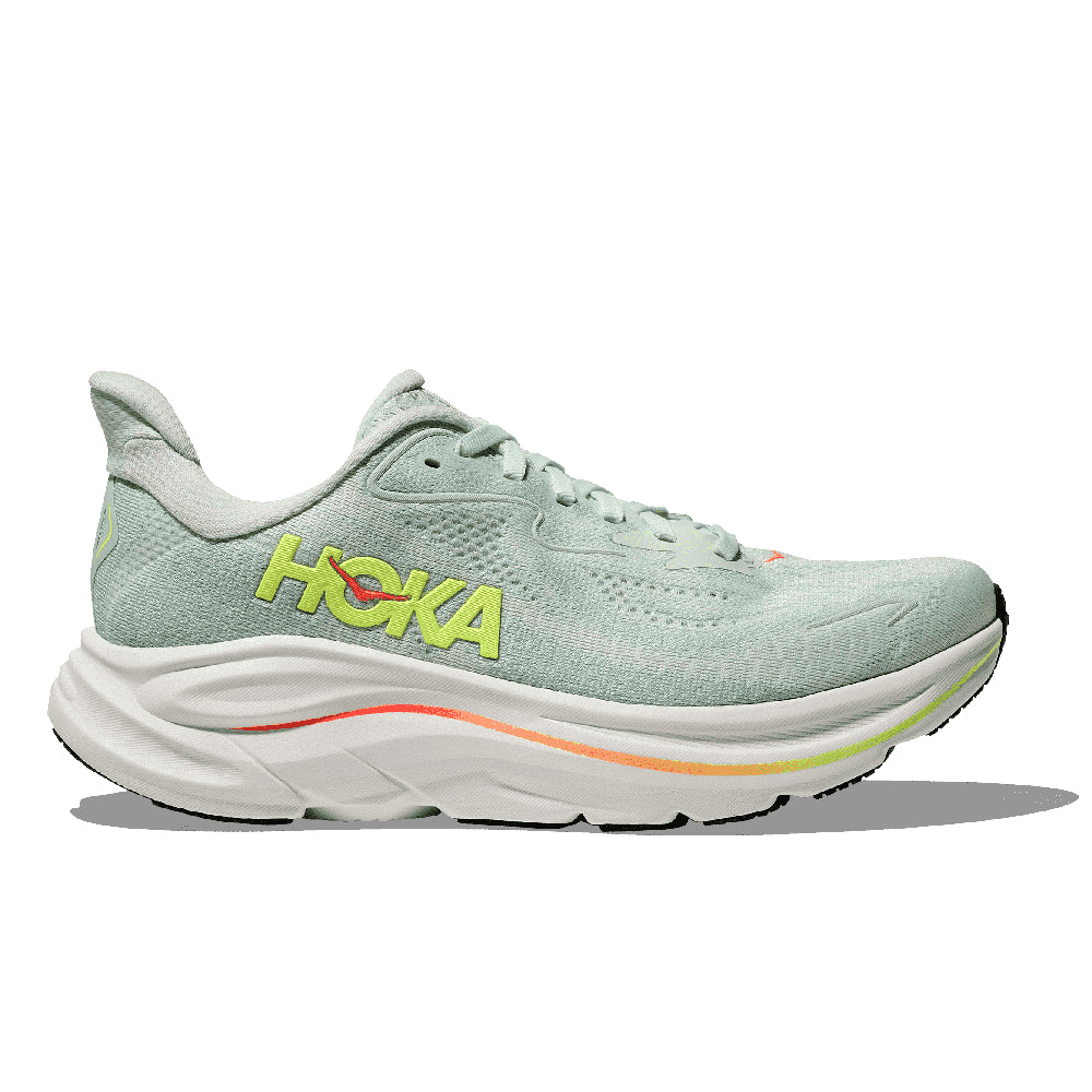 Hoka Clifton 10 Dame - Sea Glass/Neon - Endurance Sport