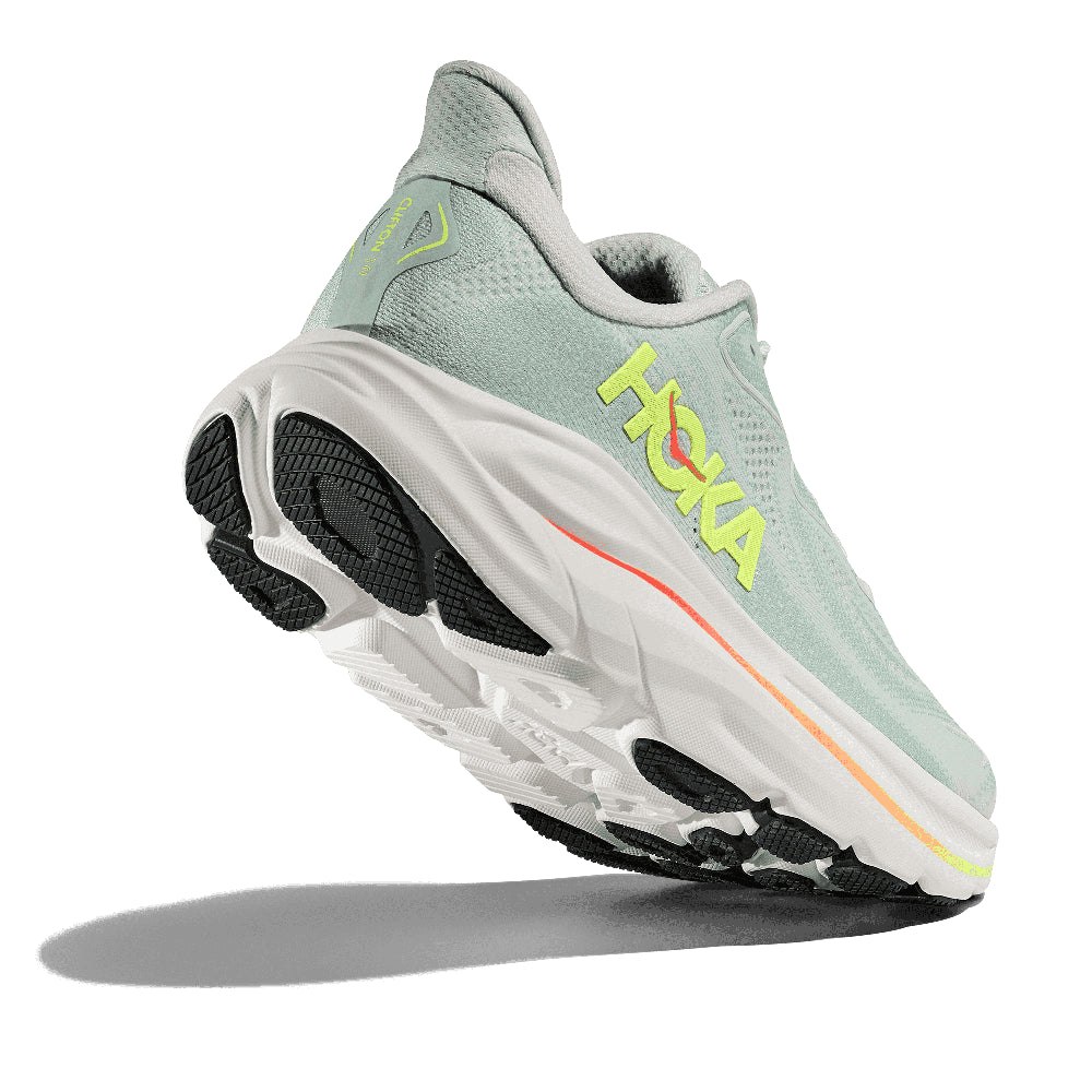 Hoka Clifton 10 Dame - Sea Glass/Neon - Endurance Sport
