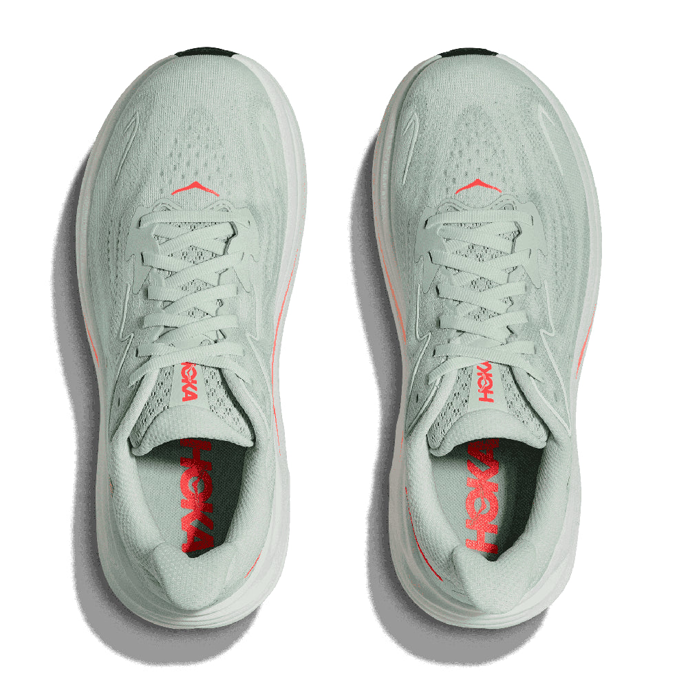 Hoka Clifton 10 Dame - Sea Glass/Neon - Endurance Sport