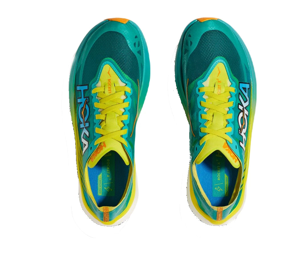 Hoka Rocket X 2 Ceramic Evening Primrose set oven fra