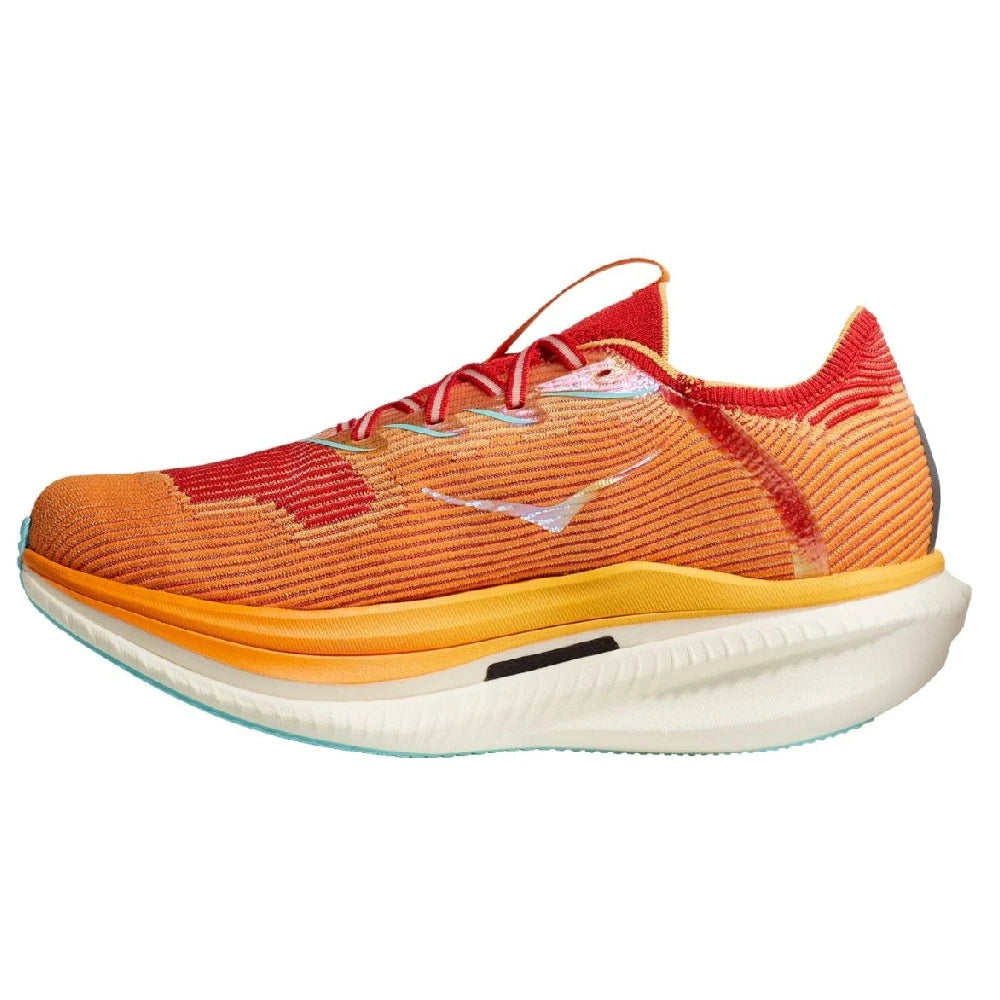 Hoka Cielo X1 - Racepack Cerise/Solar Flare set fra siden