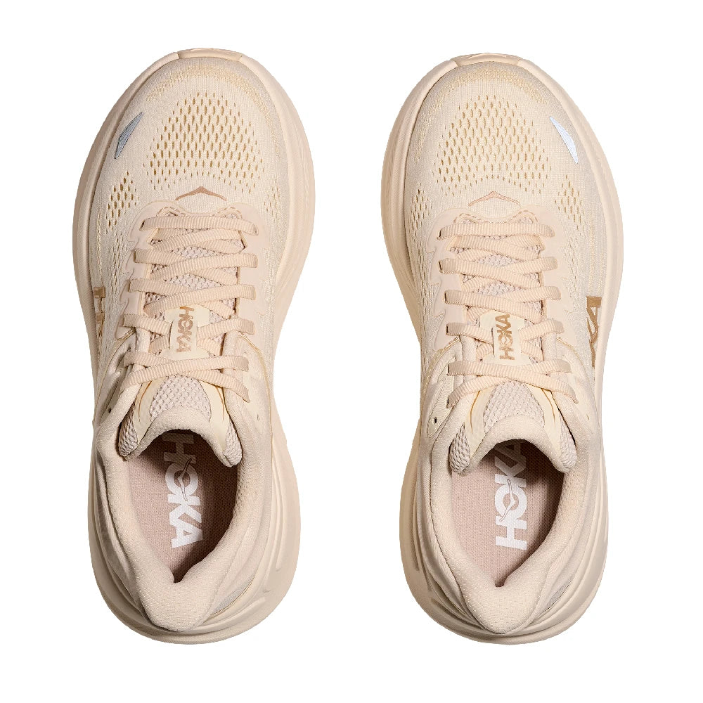Hoka Bondi 9 Dame - Vanilla / Birch - Endurance Sport