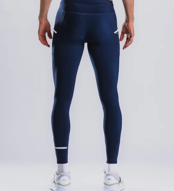 Fusion Hot Long Tights - Night Blue