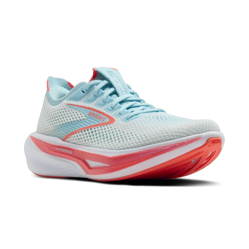 Brooks Hyperion 3 Dame - White/Pink Clay/Atomizer - Endurance Sport