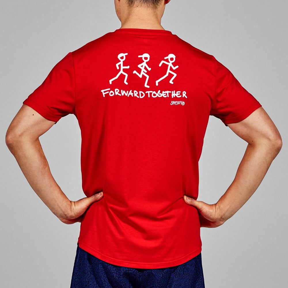 SAYSKY CC Pace T-shirt  - CC Red - Endurance Sport